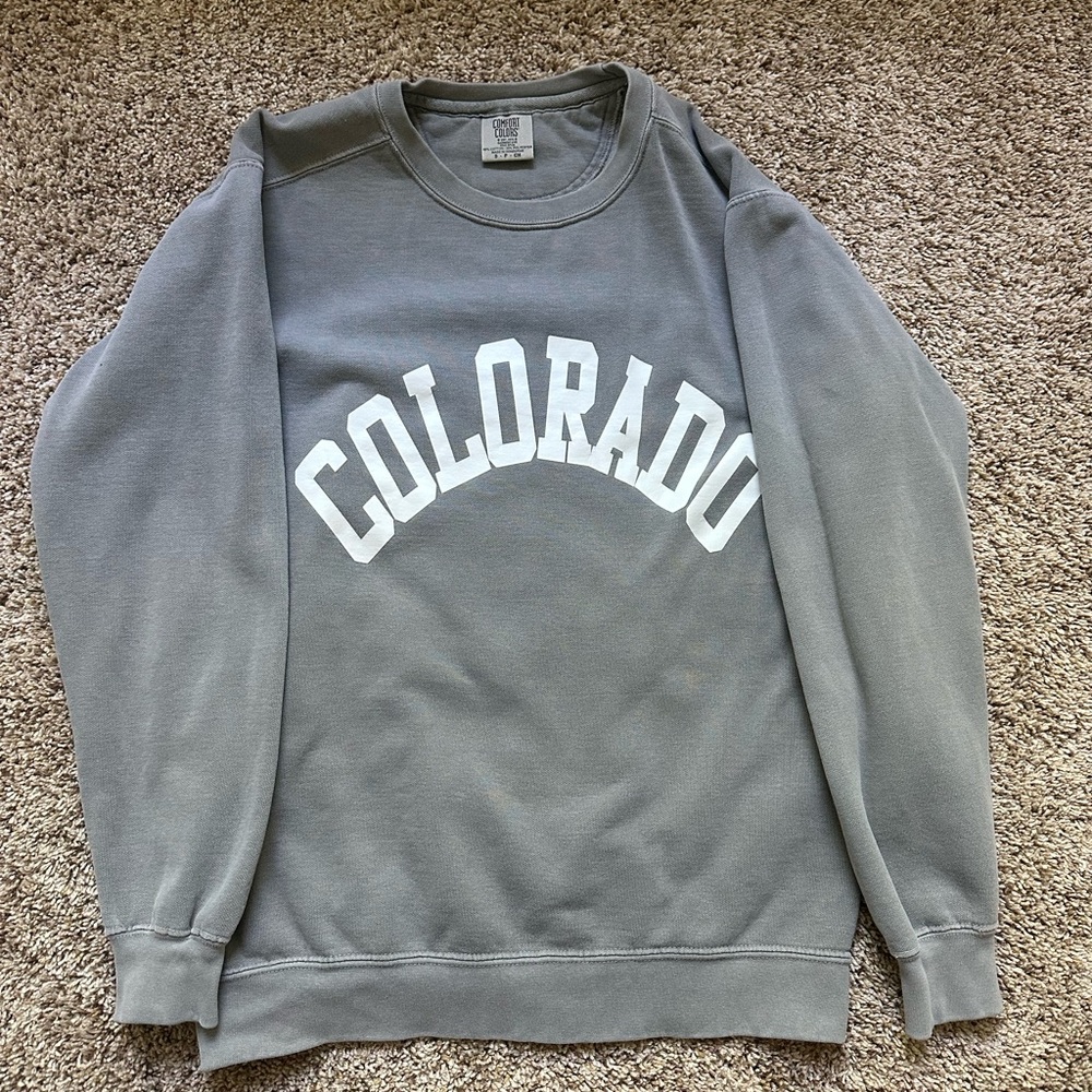 Comfort Colors Gray Crewneck Sweater